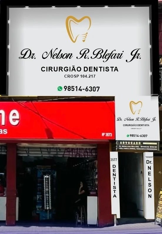 Fachada do Consultório Dr. Nelson Blefari — Carapicuíba/SP